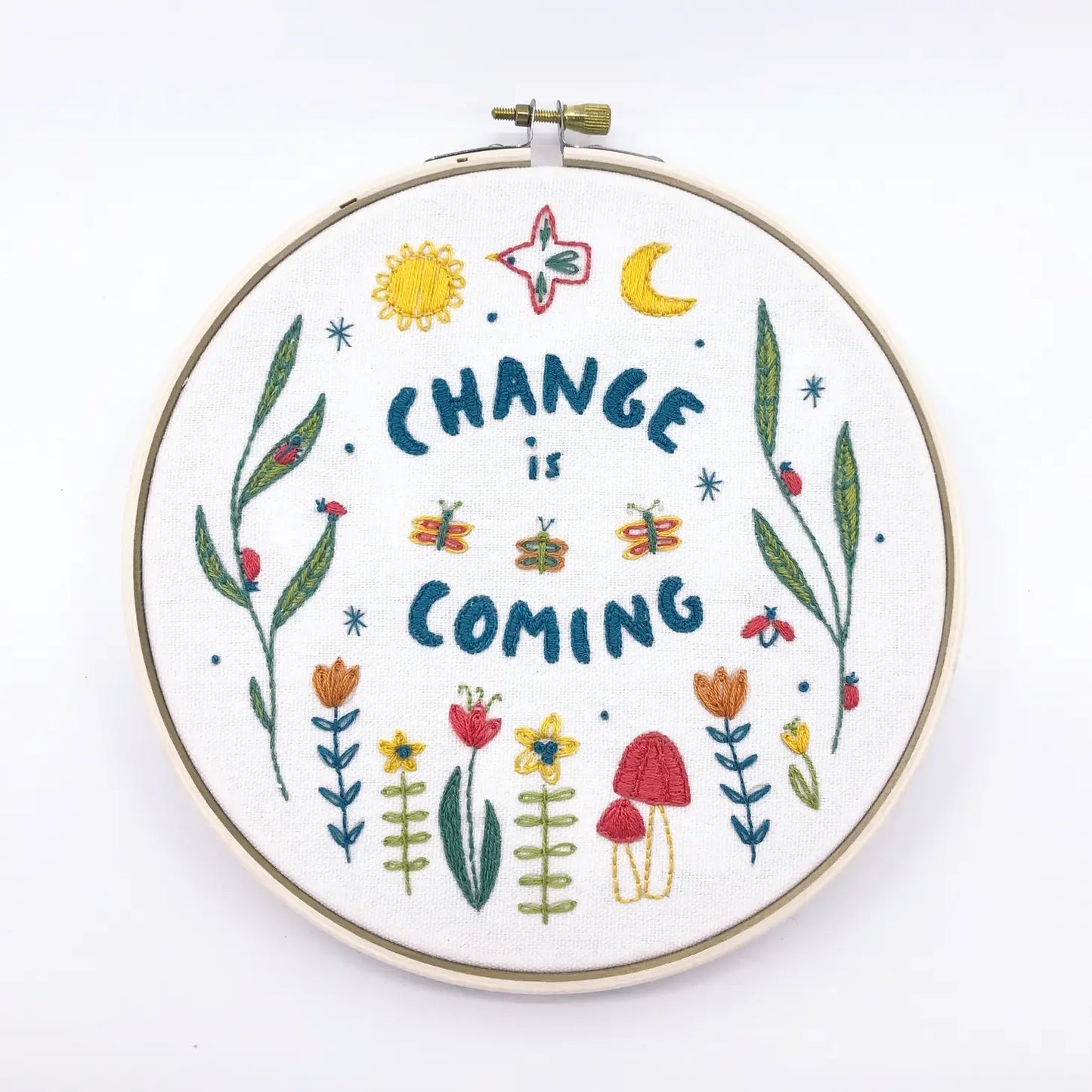 Change Is Coming Embroidery Kit